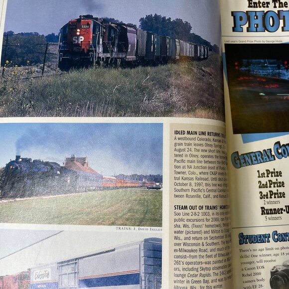Trains Magazine December 2000 Vol 60 no 12 Railroad Enthusiast Book u Holiday Is - Picture 9 of 13